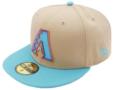 New Era Arizona Diamondbacks Beige Sidepatch 59fifty Fitted Cap limited Edition