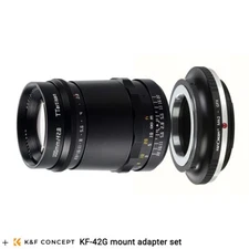 TTArtisan 100mm f/2.8 adapter set for Fujifilm G mount camera (GFX)