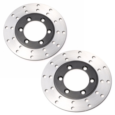 2x 130mm Front Brake Disc Disk Rotor for Quad ATV Buggy Go Kart TAOTAO 4 Wheeler