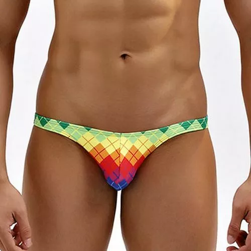 Mens Swim Briefs Sexy Gay Bikini Fashion Low Waist Swimsuit