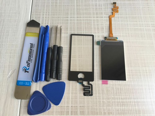 LCD Screen + Touch Digitizer For Apple iPod Nano 7 7th Gen A1446 BLACK - Picture 4 of 12