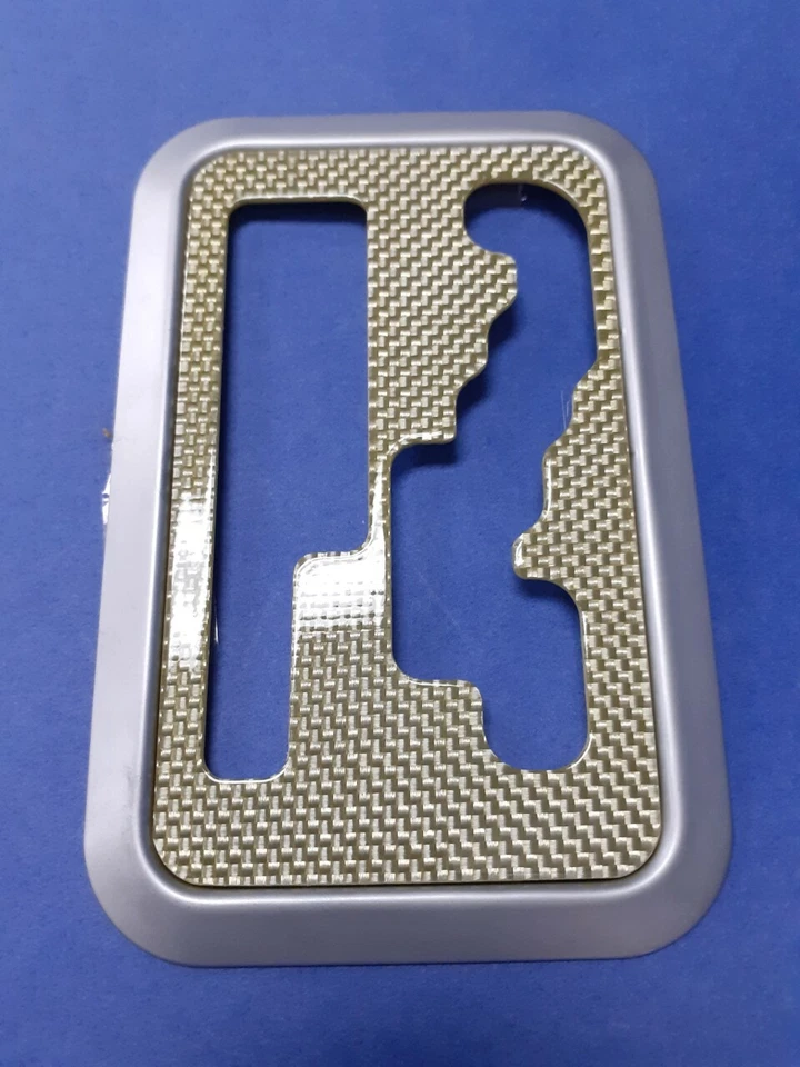 TABLERO DE EJE DE CARBONO + MARCO PLATEADO Para MERCEDES 95-02 W210, 79-91 W126, 91-98 W140 Foto 2 de 4