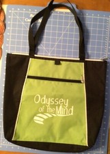 Odyssey of the Mind World Finals Original Black and Lime Green Tote Bag
