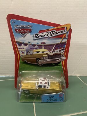MATTEL 1:55 SCALE DISNEY RACE O' RAMA Tex Dinoco #29 WORLD OF CARS