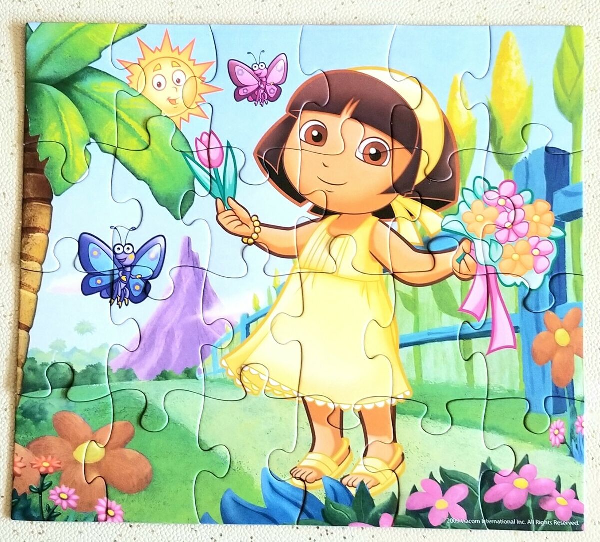 Dora The Explorer Puzzle. 24-pc. 10 x 9 Inches. Interlocking Dora The Explorer Puzzle. 24-pc. 10 x 9 Inches. Interlocking