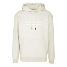 French Connection Mens Hoodie Logo Blockdown Regular Fit Jumper