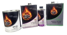 High Teck HFP158 Toyota 040 Super White Basecoat Paint, 7000 Clearcoat & Reducer