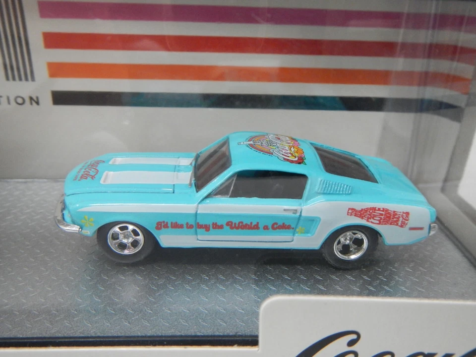 M2 Machines COCA-COLA 1970 Ford C-950 &1968 Ford Mustang GT UNTY01 21-18 - Image 3 of 4
