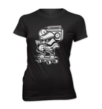 T-shirt femme slim fit Stormtrooper Street Gangster années 90 hipster neuf STG117