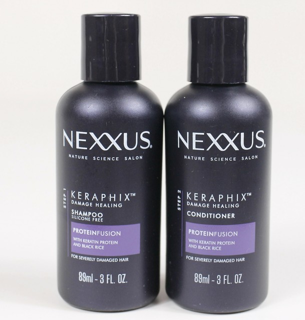 Nexxus Keraphix Damage Healing Shampoo & Conditioner Travel Size Set 3