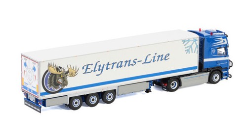 WSI for SCANIA STREAMLINE TOPLINE 4X2 REEFER TRAILER ELYTRANS-LINE 1/50 Model - Picture 4 of 4