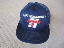 Vintage 1980's "Ford Electronics Is Formula 1" Snapback Hat Mesh Cap NOS