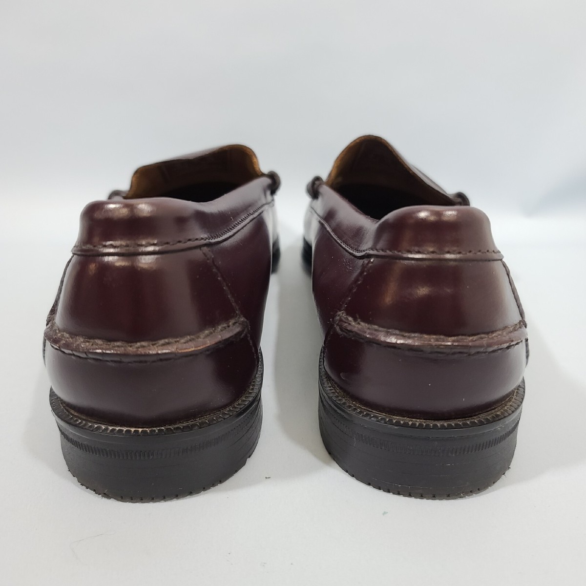 Sebago Burgandy Beefroll Penny Loafer Dress Shoes Handcrafted Leather Mens 10 Mens Sebago Classic Dan Shoes In Brown Burgundy | Soletrader main image 4