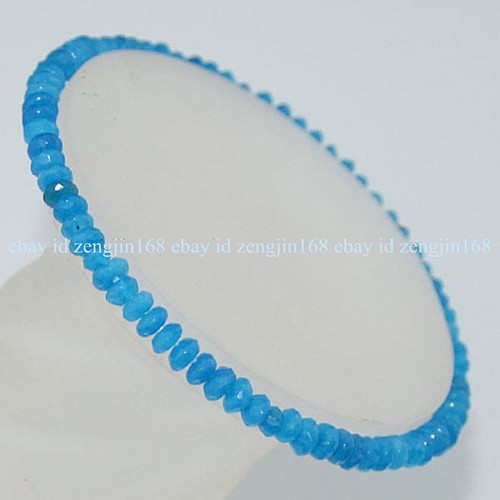 Wholesale 6 Pcs Multicolor Gemstone 2x4mm 7.5 Crystal Healing Stretch