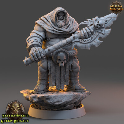 Orc Skidz Hood - Wargaming Miniatures Fantasy Monster 32mm Resin Figures