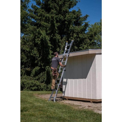 Gorilla Ladders 14-Ft Adjustable+Foldable+Telescoping+375Lb Load Capacity+Wheels - Picture 2 of 12