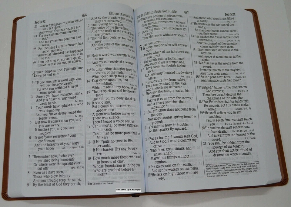 Super Giant Print Bible NKJV Imitation Leather Largest Print 16 point BRAND NEW! Foto 4 de 4