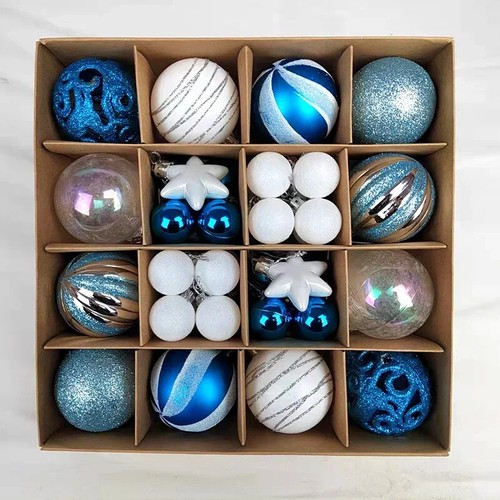 Christmas Tree 44pcs 6cm Big Ball Multicolor Decoration Ornaments for Home Party - Picture 22 of 37