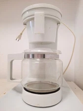 Hamilton Beach/Proctor Silex Type A6 Automatic Drip Coffee Maker White