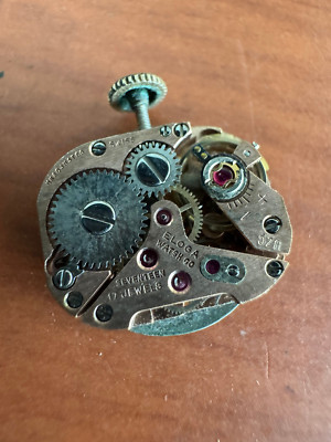 VINTAGE LADIES ELOGA WRIST WATCH MOVEMENT CAL. AS 976 KEEPING TIME M.O.P. DIAL