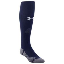 Under Armour, Athletic Soccer OTC Socks, 1Pk. Midnight Navy Size 8.5-13