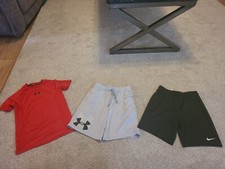 UNDER ARMOUR SHORTS MEDIUM AND SHIRT BOY'S KIDS