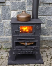 Fireplace Stove with Oven Cast Iron Survival Stove Cooker Stove Oven Stove