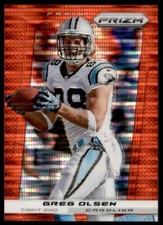 2013 Panini Prizm Red Pulsar Greg Olsen Carolina Panthers #138