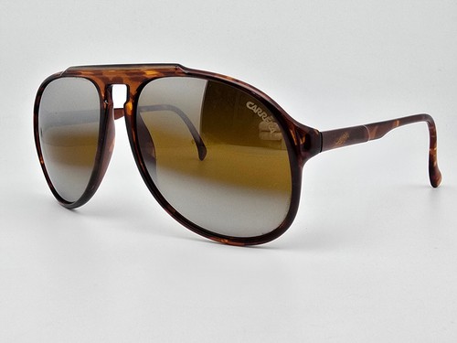 Carrera 5572 11 Tortoise Frame Silver Mirror Gradient Lens Aviator Sunglasses - Picture 3 of 17