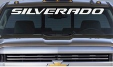 Chevrolet Silverado Windshield Graphic Vinyl Decal Sticker Vehicle Logo Chevy Chevrolet Silverado Windshield Graphic Vinyl Decal Sticker Vehicle Logo Chevy