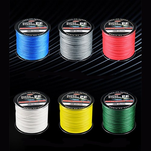 300M Strong PE Braided Fishing Line Abrasion 10 12 15 18 22 28 30 40 45 50-88LB - Picture 6 of 12