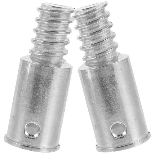 2pcs Broom Extension Pole Adapter Tips Metal Threaded Handle Tips End Adapter - Bild 1 von 12