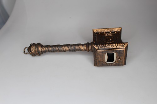 viking thor hammer with wolf head bottle opener 9 inches with sound - Picture 3 of 3