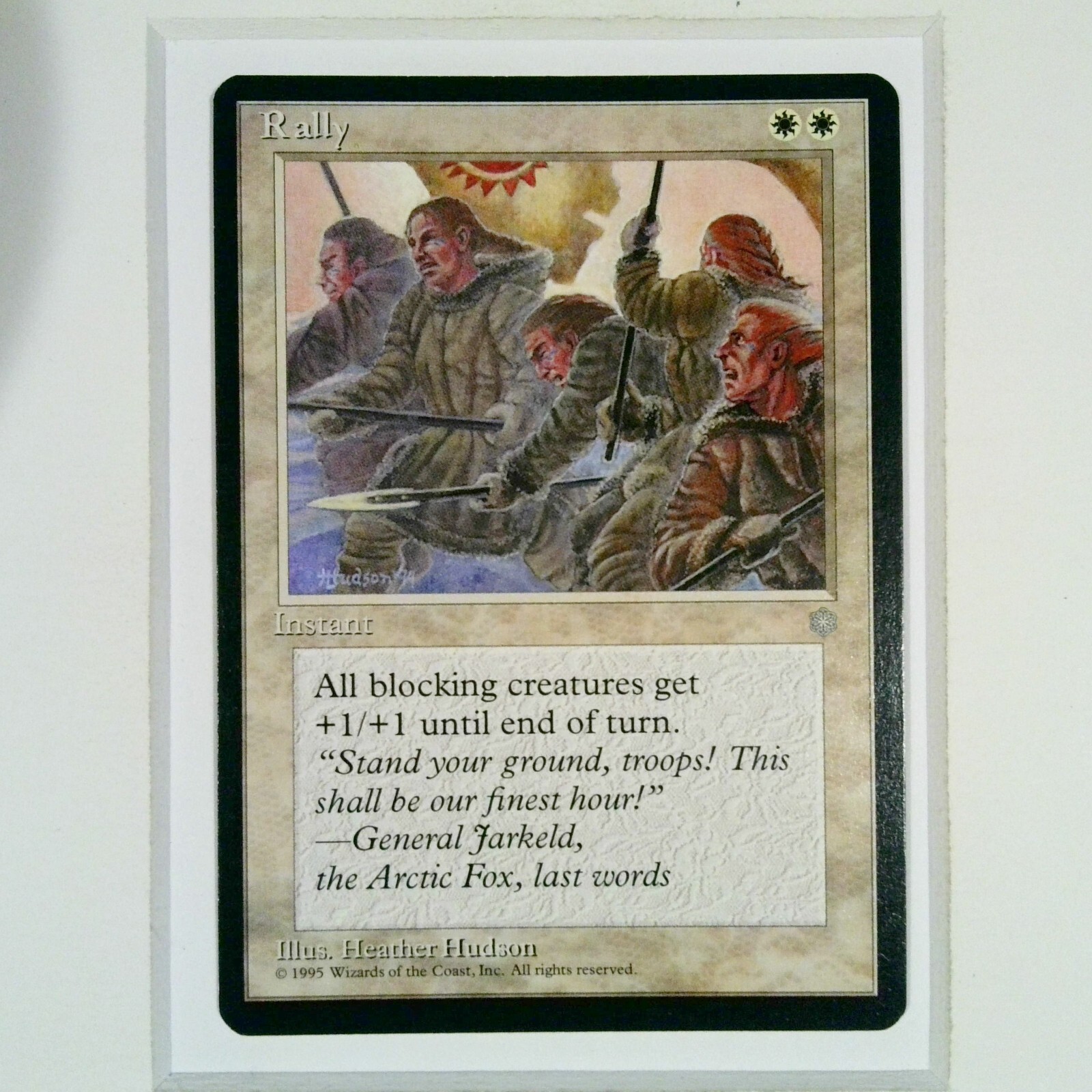 Rally Ice Age 1995 Magic The Gathering MTG Common Heavily Played