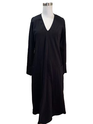 sachin and babi light blue dress rihoas Women's Black Polka Dot Boat Neck Sleeved Waisted Polyester-Spandex Casual  Midi Dress, Lady's Women's Clothes with Zipper for Casual Wear,summervibes