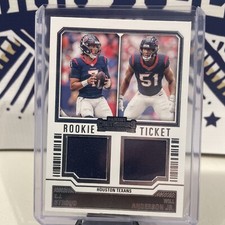 2023 Panini Contenders Rookie Ticket Dual Swatch C.J. Stroud, Will Anderson