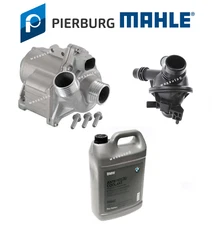 For BMW 740i Electric Water Pump w/ Bolts & Thermostat + Coolant Kit OES 13-15