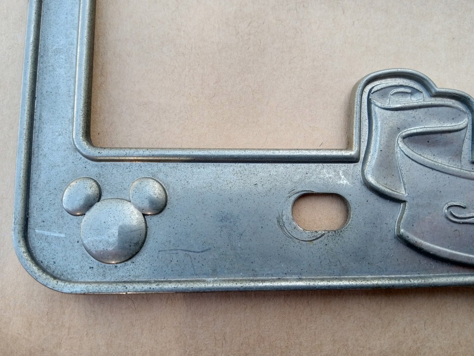 Disneyland Resort Amusement Park California Promo Metal Car License