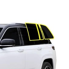 Pre Cut Rear Side Nano Ceramic Window Tint Film Fits Grand Cherokee 2022-2024
