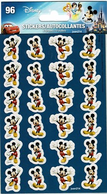 Disney Mickey Mouse - 96 Count Stickers for sale online | eBay
