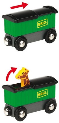 Brio Safari Train Bebe Enfant Bois Jouet Train Track Vehicule 3 Ans Cadeau Bn Ebay