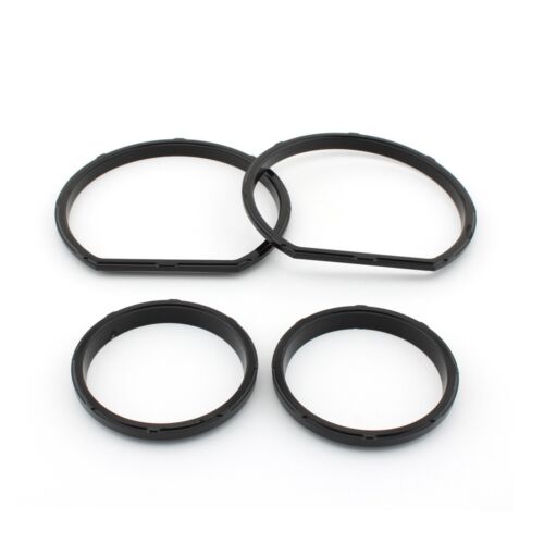 4X All Black Gauge Bezel Kit For Harley Touring Street Glide FLHT FLHX 2014-2023 - Picture 10 of 10