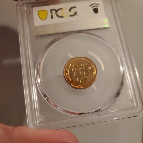 1957-D Lincoln Wheat Cent Ms66RB Pcgs Monster Toner Toned Us Coin Copper - Picture 4 of 4