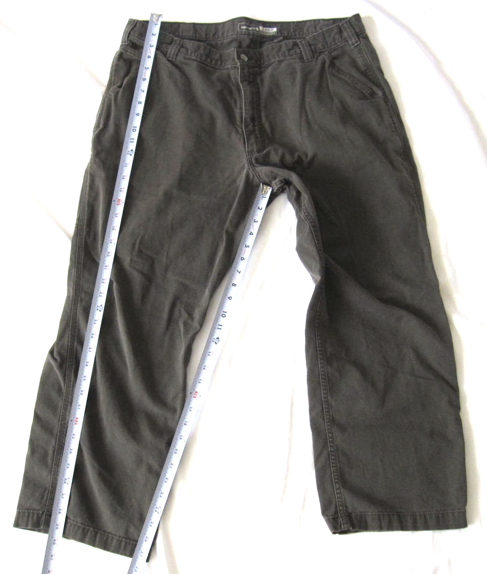 Carhartt Rugged Flex Canvas Workwear Pants Relaxed Fit Men Sz 42x30 (MP480) thumbnail 2