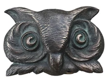 Vintage MCM 70’s Brass Owl Belt Buckle by Bergamot 1973 Great Condition, Hoot!