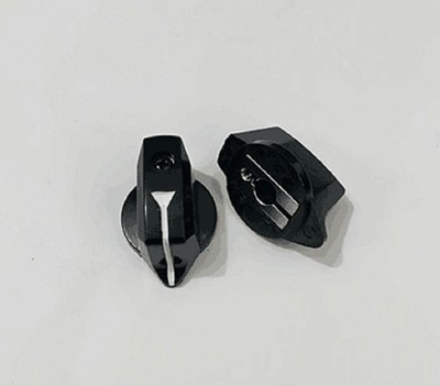 2PCS Future Life NDS Switch Replacement Knob 6MM Shaft Dia Black  #nm