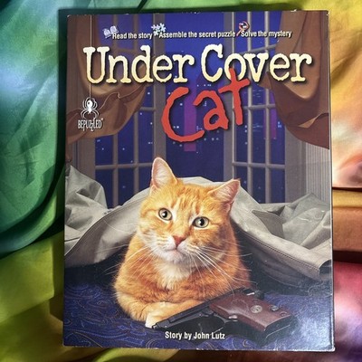 BePuzzled Under Cover Cat Mystery Story Puzzle 1000 pieces by John Lutz   #02036
