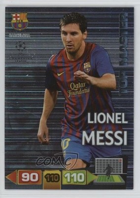 2011-12 Panini Adrenalyn XL UEFA Champions League Top Masters Lionel Messi c4m