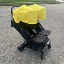 Mountain Buggy Nano Duo Duet Double Twin Stroller Cyber Yellow Compact
