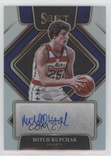 2021 Panini Select Signatures Silver Prizm /299 Mitch Kupchak #SG-MKP Auto 0su2